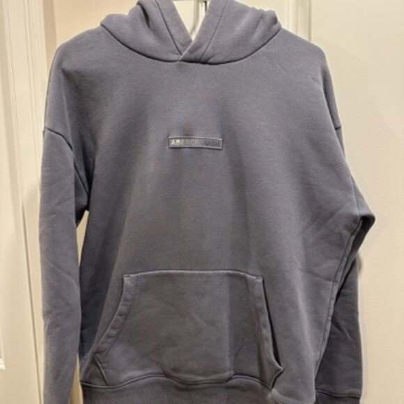 Abercrombie Men's Sweatshirt - Blue/Purple - Picture 2 of 2